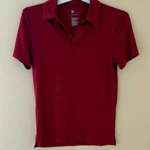 all in motion Men's Burgundy Short-Sleeve Polo